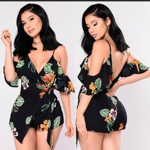 NWT Floral Romper